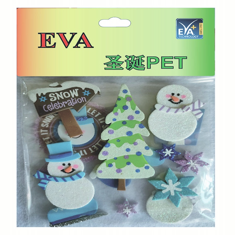 Φωταυτοκόλλητα PET Foam Glitter PET Foam Christmas PET